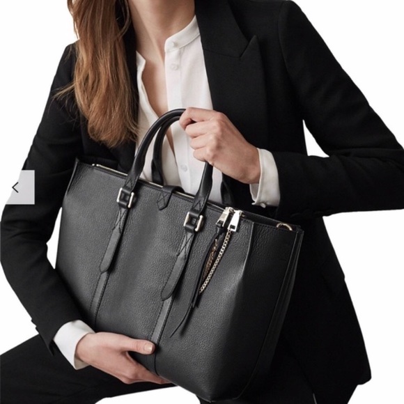 Reiss Picton Leather Tote
